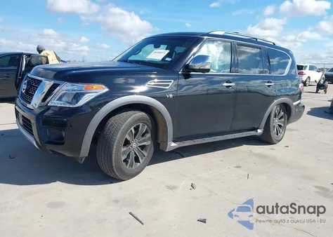 2017 Nissan Armada Platinum z USA, uszkodzony, nr VIN JN8AY2ND5H9008630
